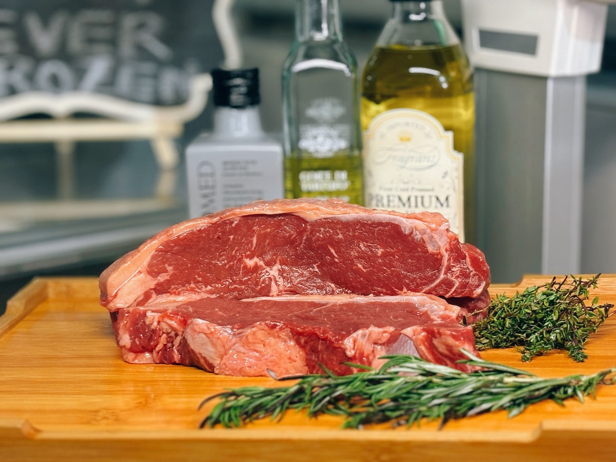 New Zealand Chilled Angus Grass-fed Striploin Steak