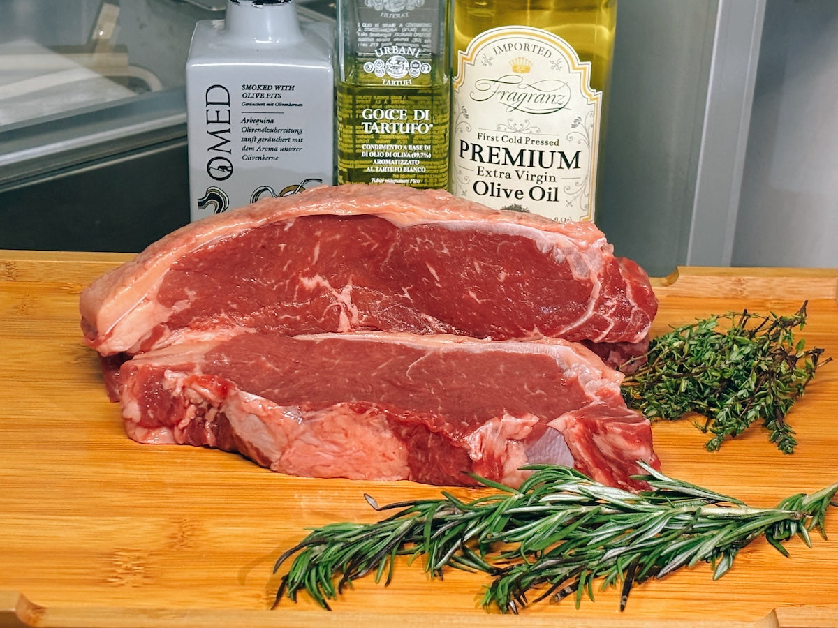 New Zealand Chilled Angus Grass-fed Striploin Steak