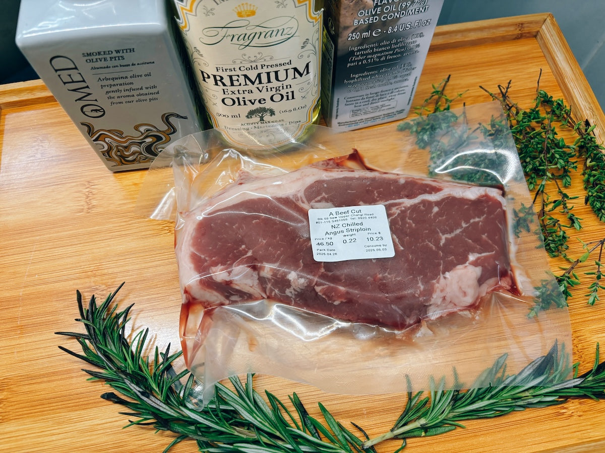 New Zealand Chilled Angus Grass-fed Striploin Steak